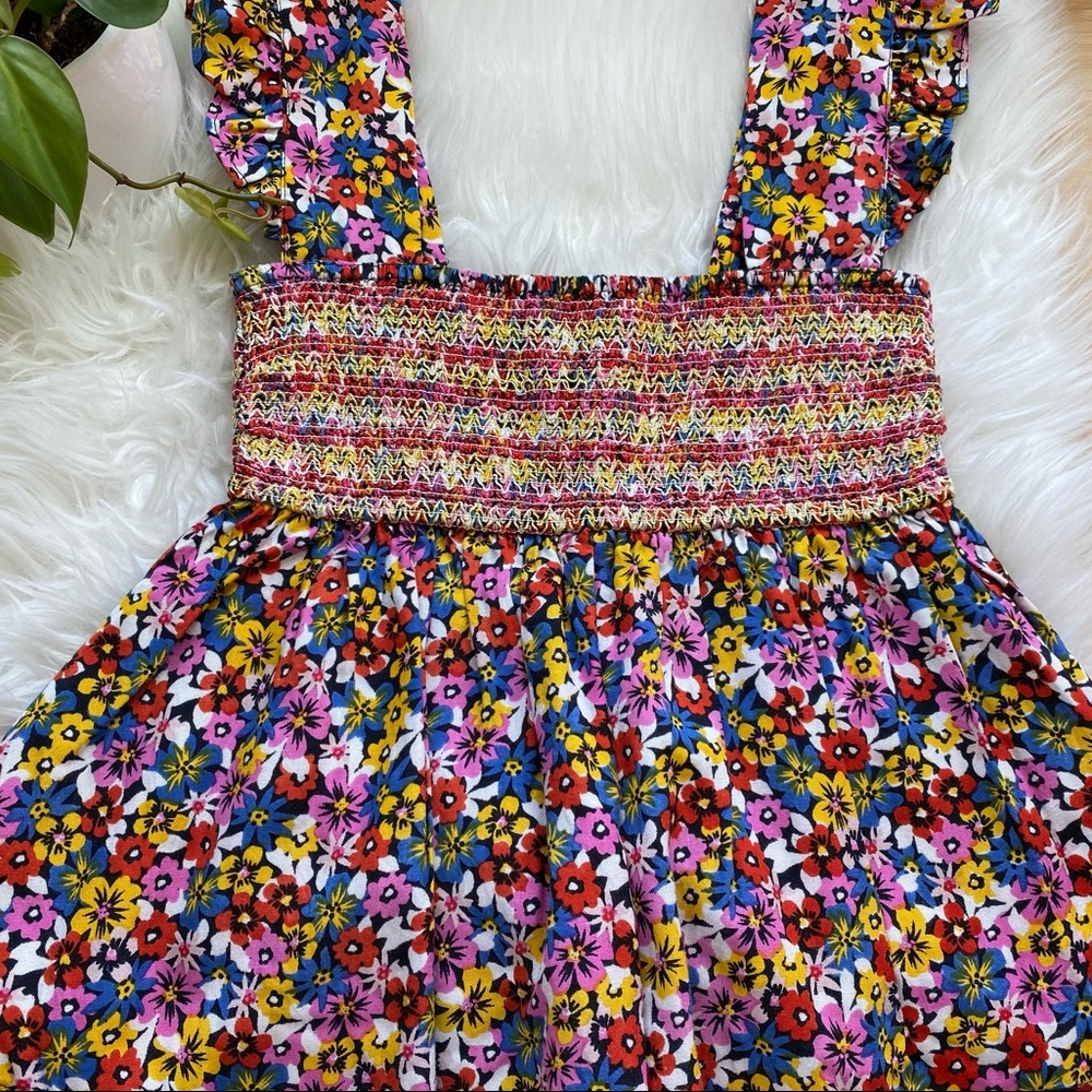 Urban Outfitters Smocked Babydoll Top